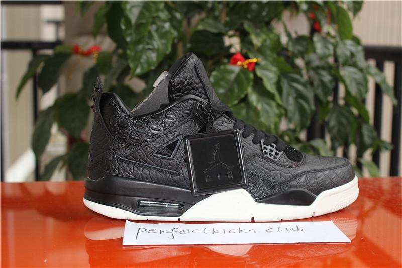 Authentic Air Jordan 4 Premium Black